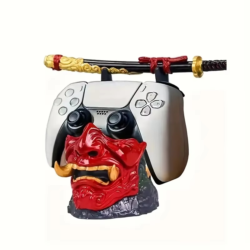Desk Room Setup - Devil Warrior Sword Design Game Controller