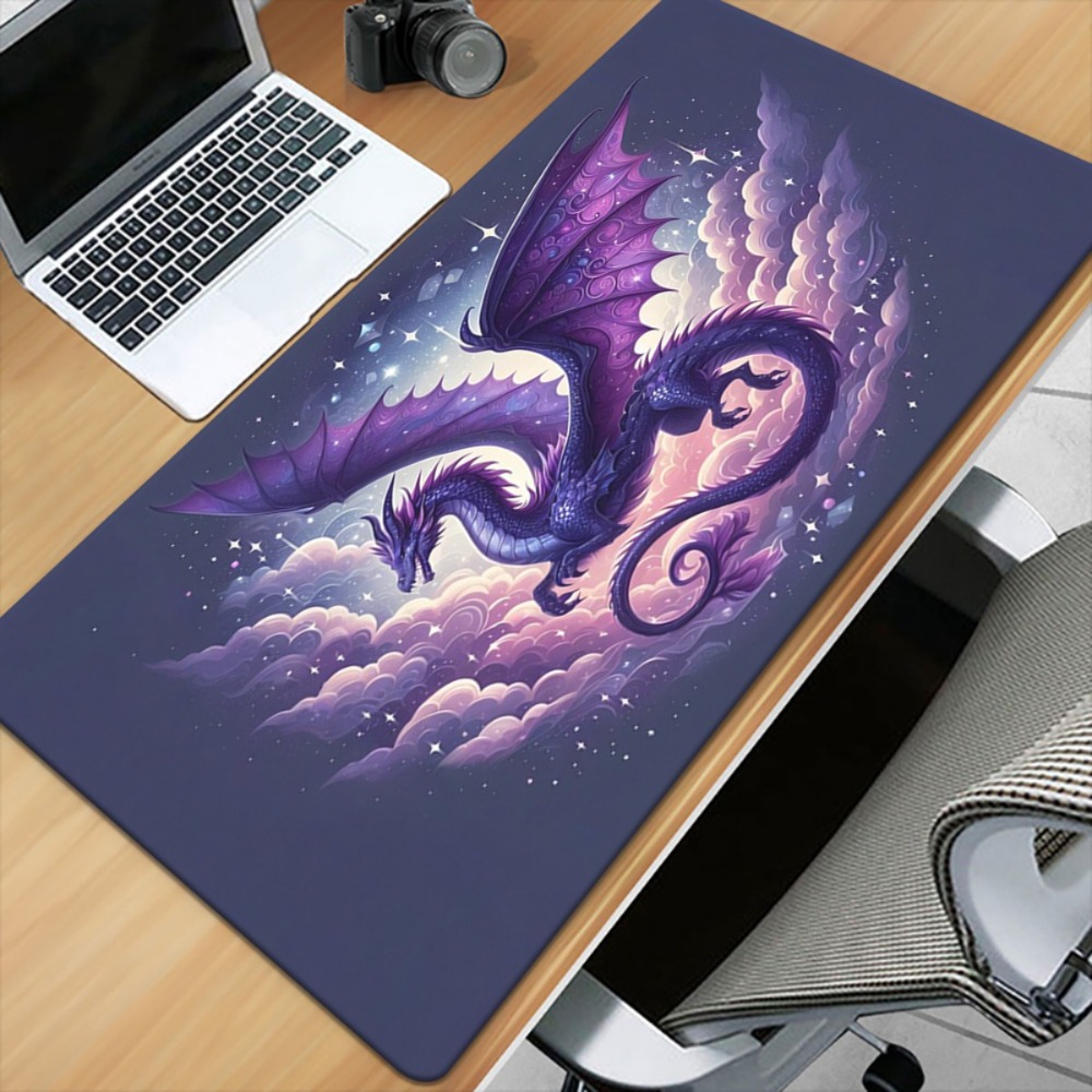 Desk Setup Workspace - Dragon Sky Art XXL Mouse Pad