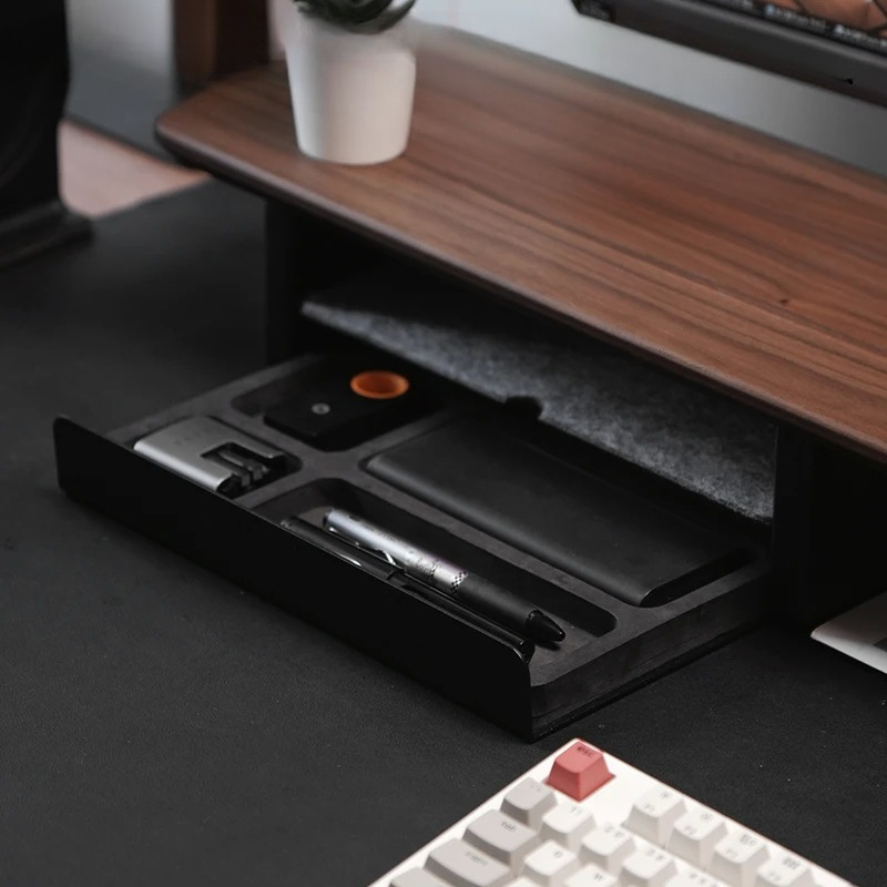 Premium Monitor Stand with Dra - Desk Setup Workspace review and price
