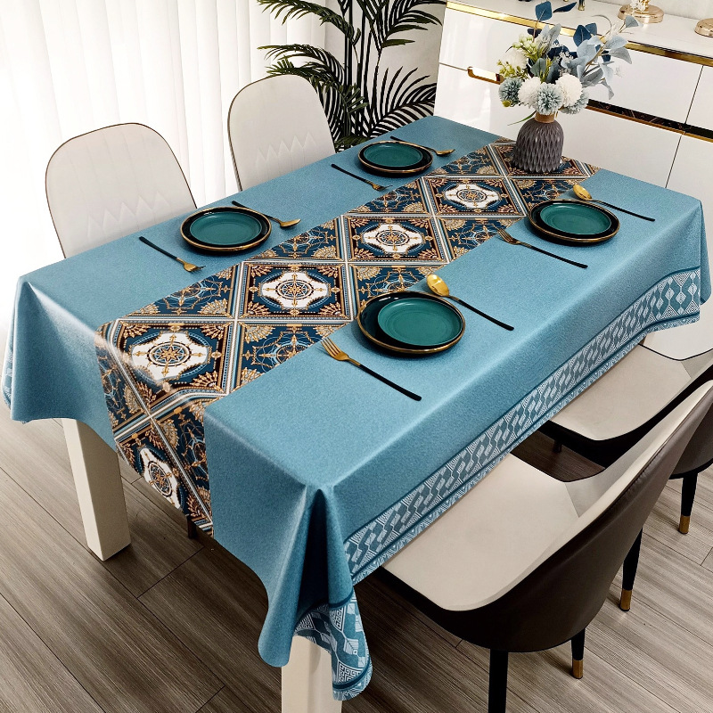 PVC New Tablecloth Waterproof  - Desk Setup Wallpaper review and price