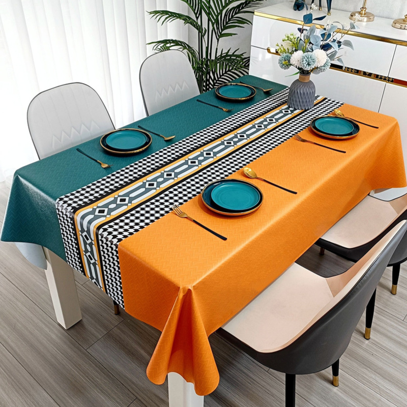 PVC New Tablecloth Waterproof  - Desk Setup Wallpaper review and price