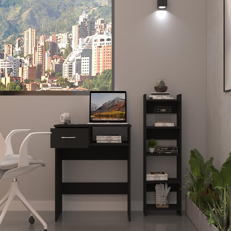Black Home Office Set, 2-Piece - Desk Setup Workspace review and price