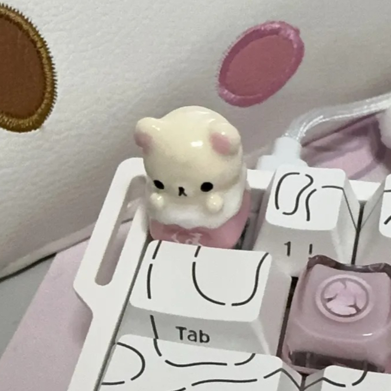 Kawaii Rilakkuma Keycaps Relax - Desk Setup Equipment review and price