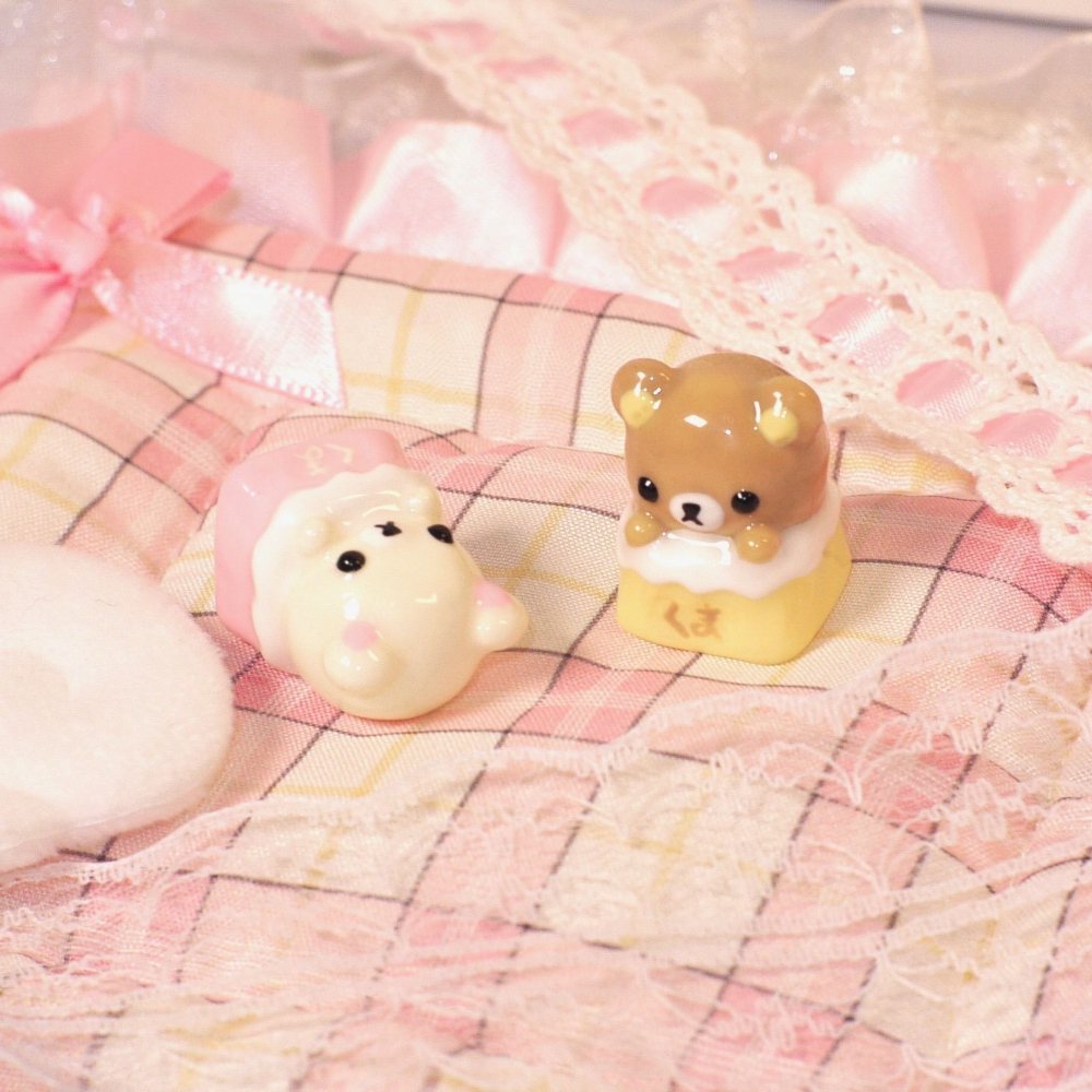 Kawaii Rilakkuma Keycaps Relax - Desk Setup Equipment review and price