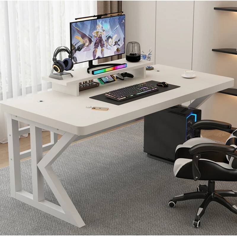 Shaped L Gaming Desk Table Pli - Desk Setup With Laptop And Monitor review and price