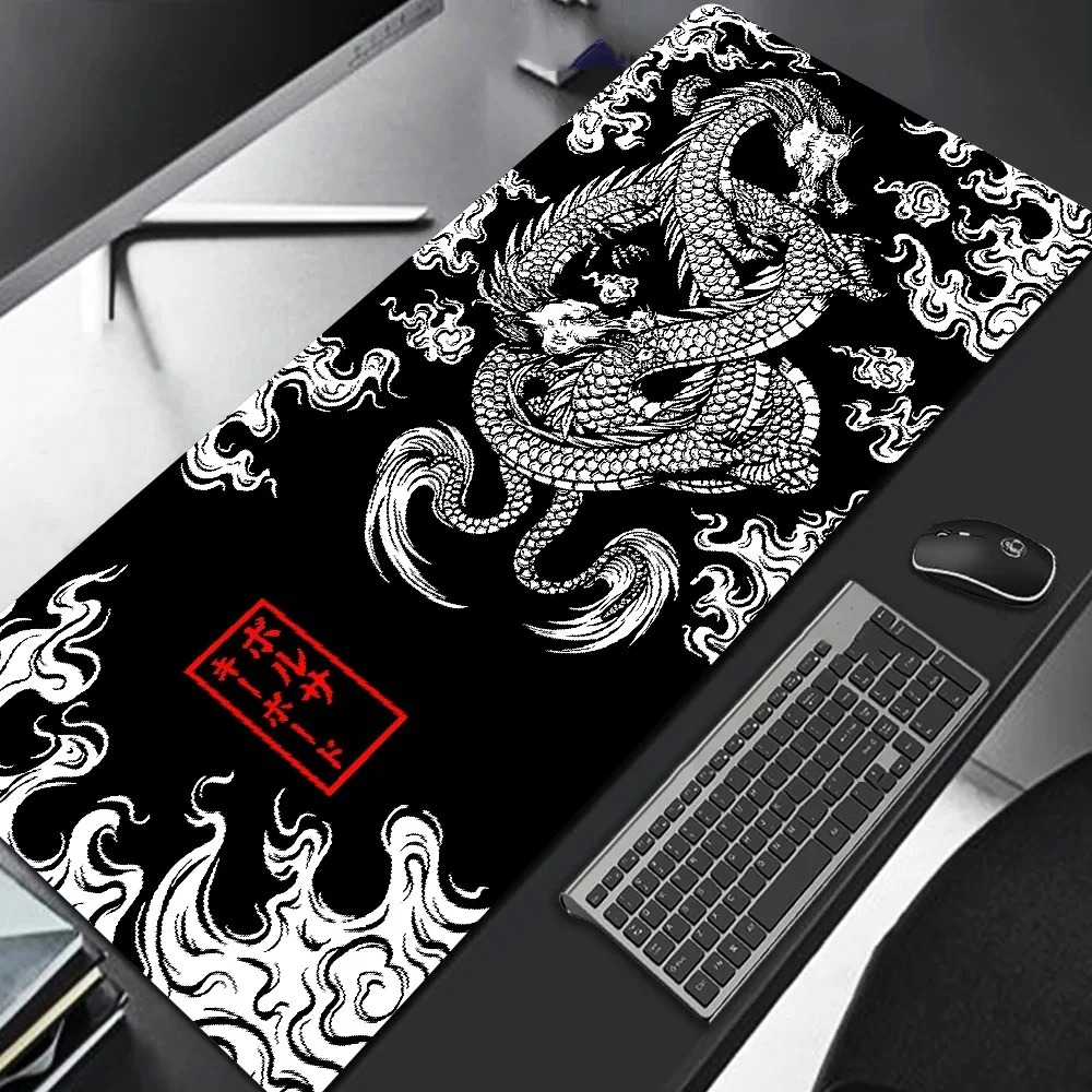 Gaming Mouse Pad Black White C - Desk Setup Black And White review and price