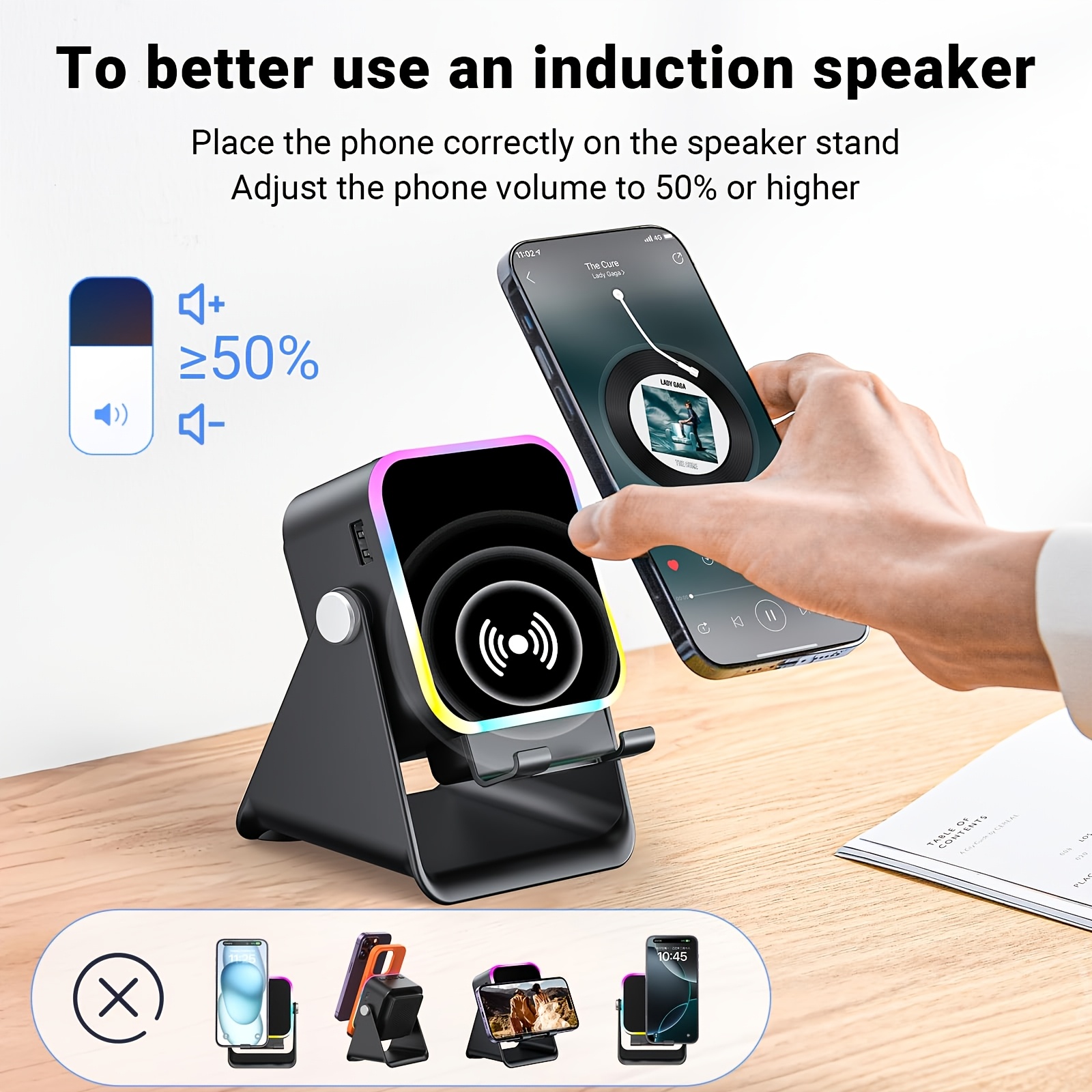 Smart RGB Colorful Light Bluet - Desk Setup With Speakers review and price