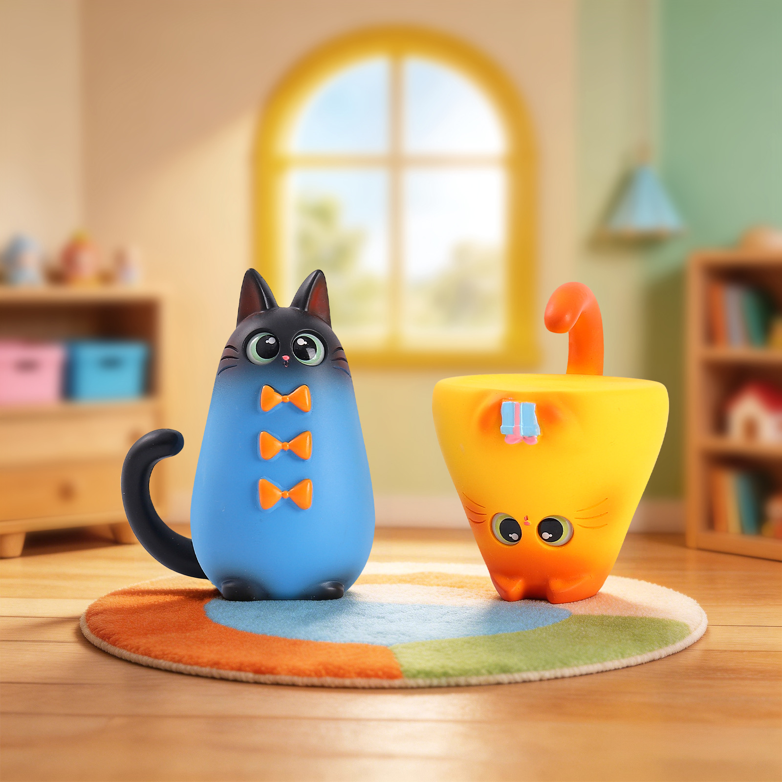 Blind Box Cat Figurine Resin C - Desk Setup Equipment review and price