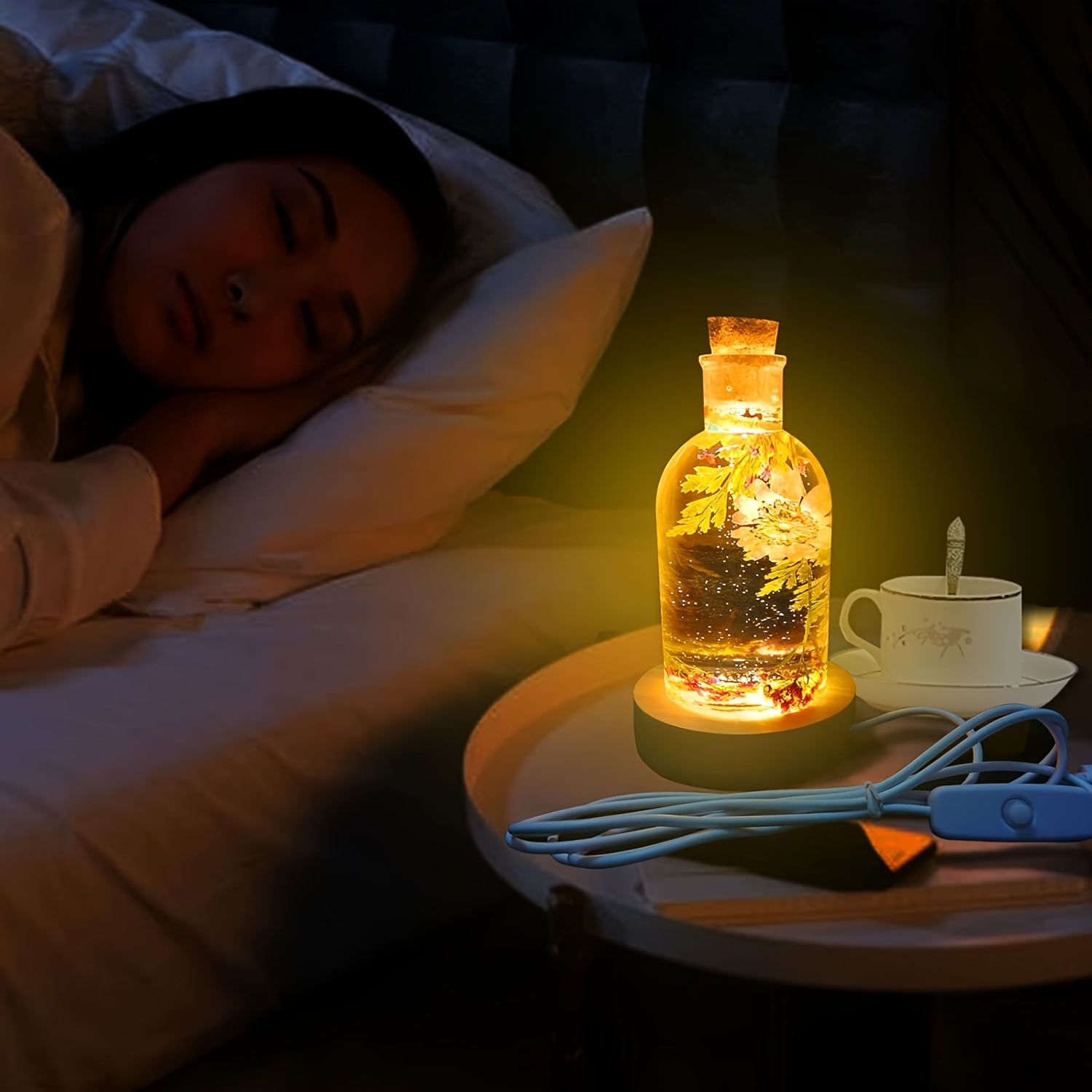 Drift Bottle Light Resin Mold  - Desk Setup Equipment review and price