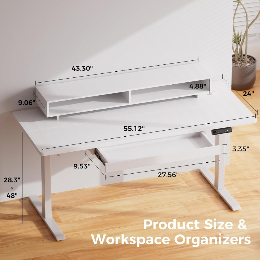 Height Adjustable Electric Sta - Desk Setup Workspace review and price