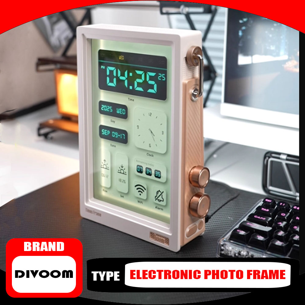 Divoom Times Frame 10.1″ Smart - Desk Setup With Speakers review and price