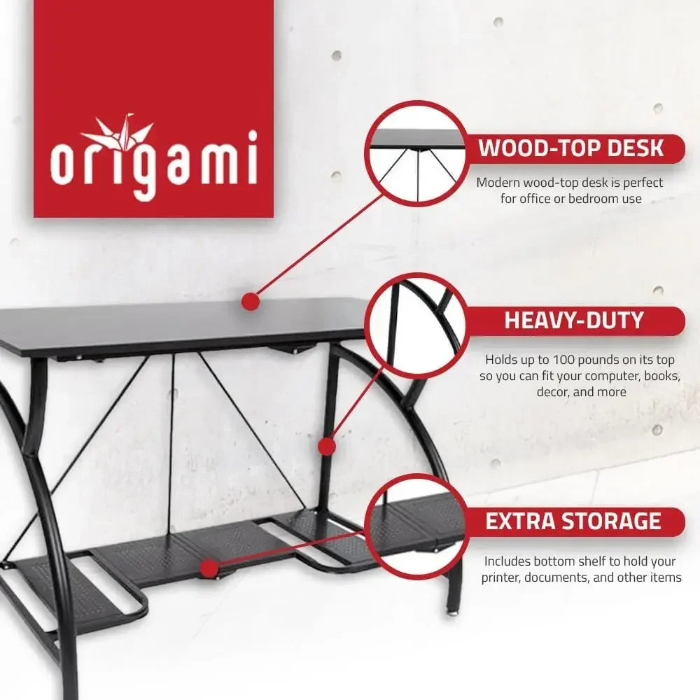 Space-Saving Foldable Desk for - Desk Setup With Laptop And Monitor review and price