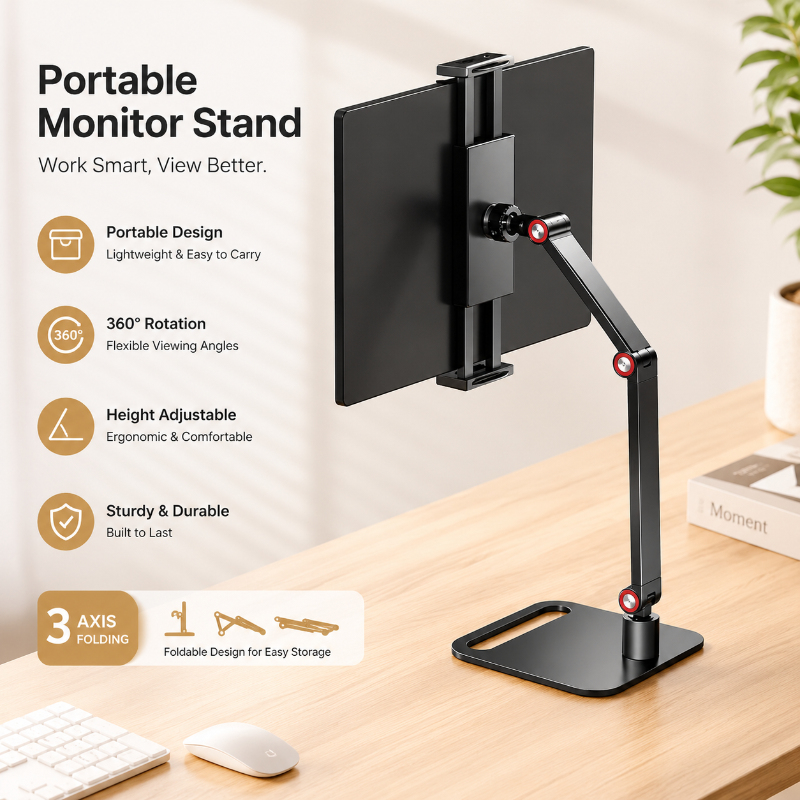 Expandable Portable Monitor Mo - Desk Setup With Laptop And Monitor review and price