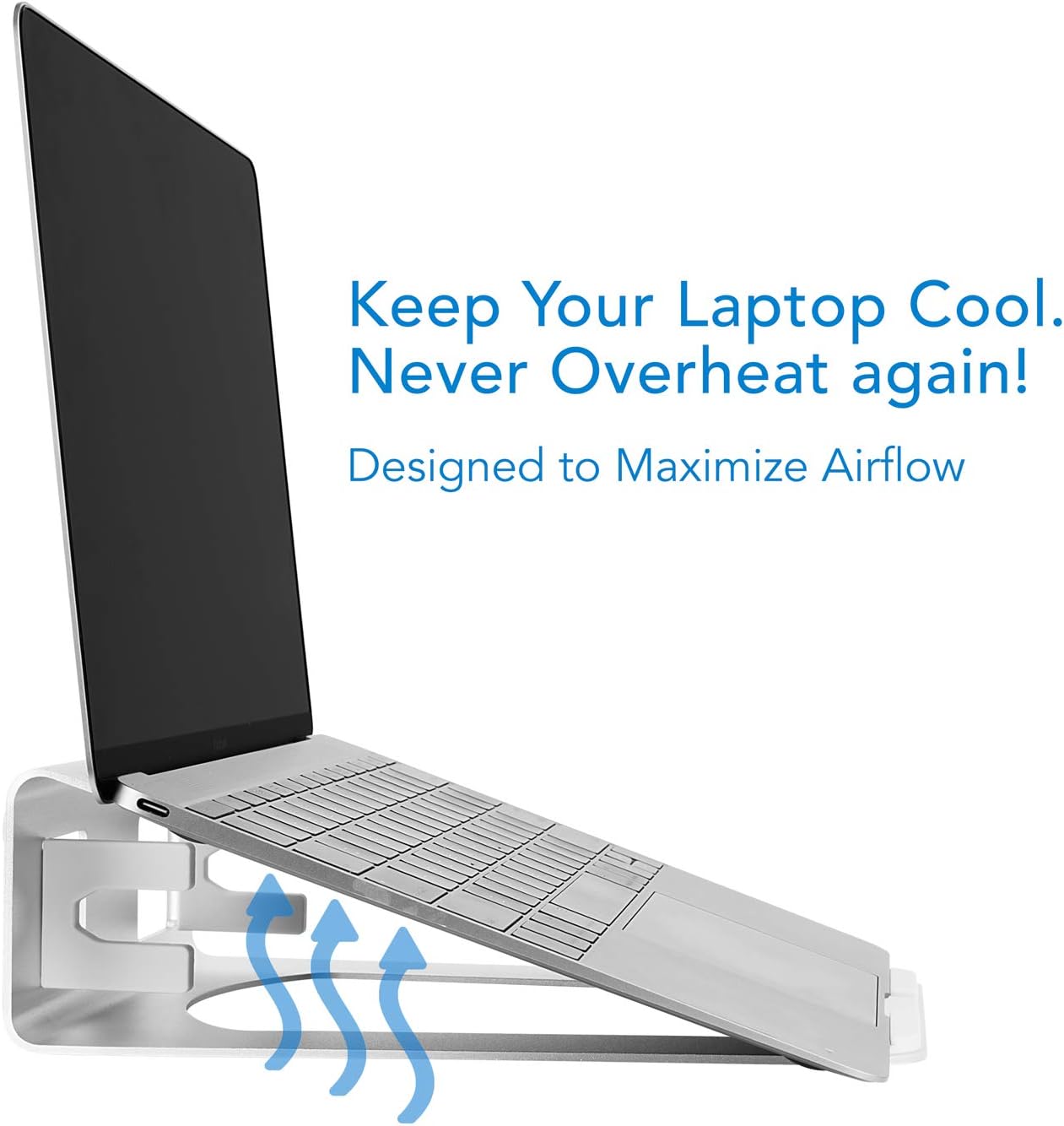 Vertical Laptop Stand for Desk - Desk Setup For 2 Laptops review and price