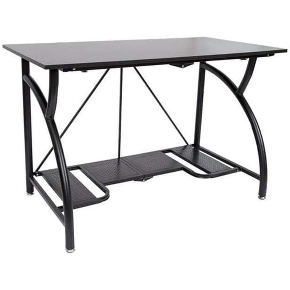 Space-Saving Folding Desk for  - Desk Setup With Laptop And Monitor review and price