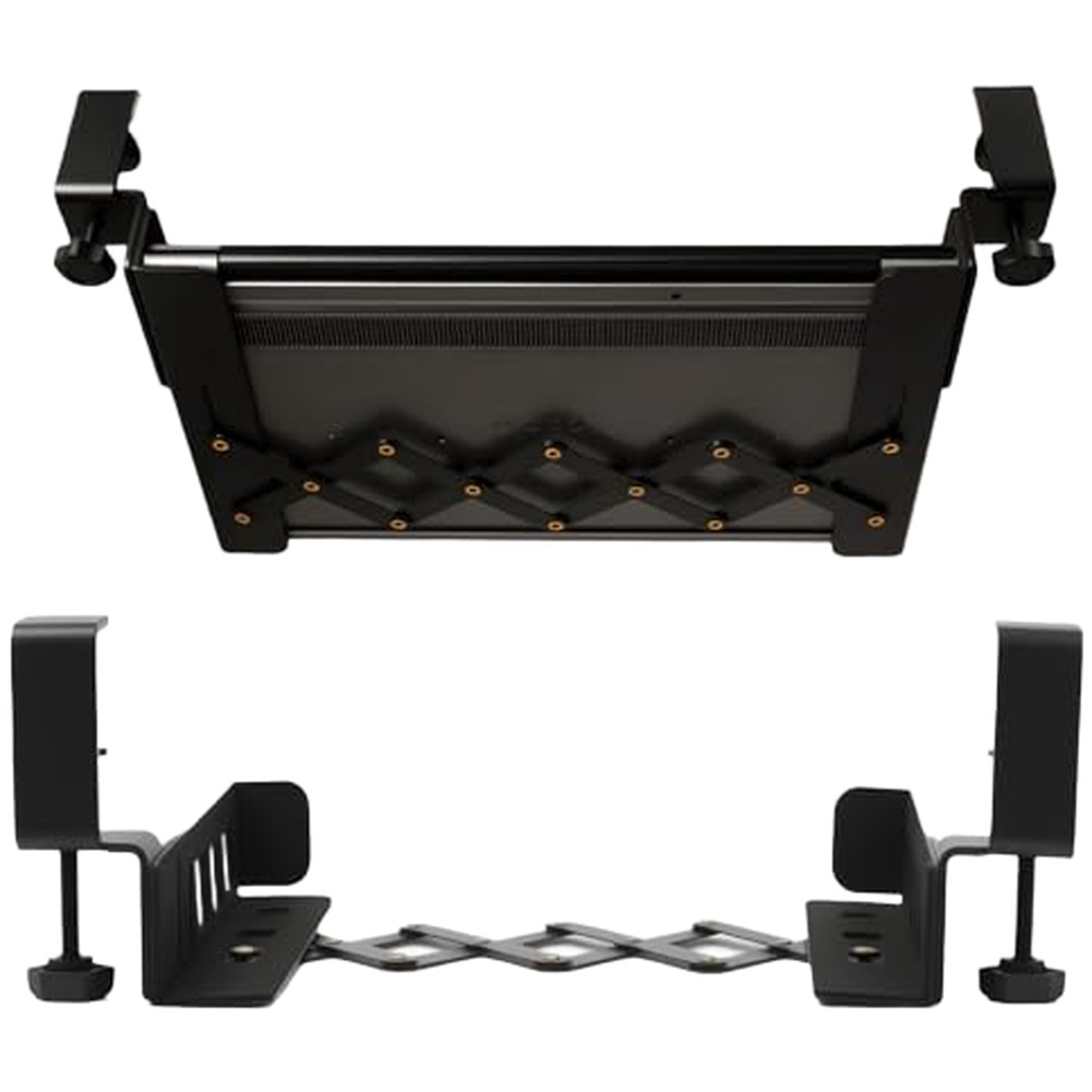 Adjustable Steel Under Desk Fo - Desk Setup For 2 Laptops review and price