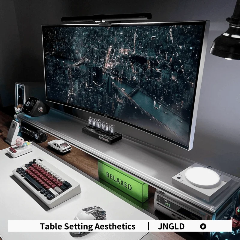 Aluminum Monitor Stand Acrylic - Desk Setup With Laptop And Monitor review and price