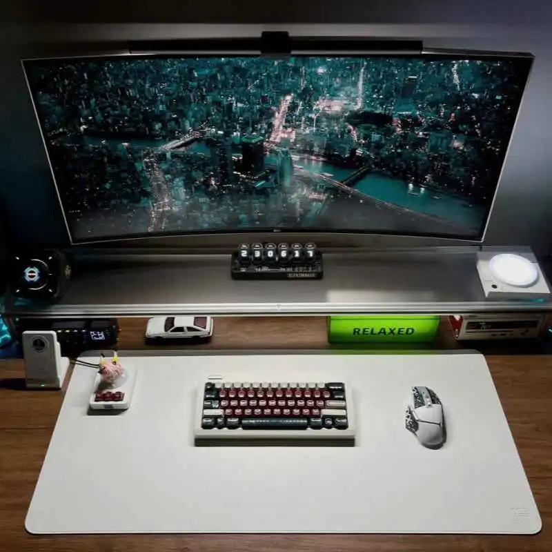 Aluminum Monitor Stand Acrylic - Desk Setup With Laptop And Monitor review and price