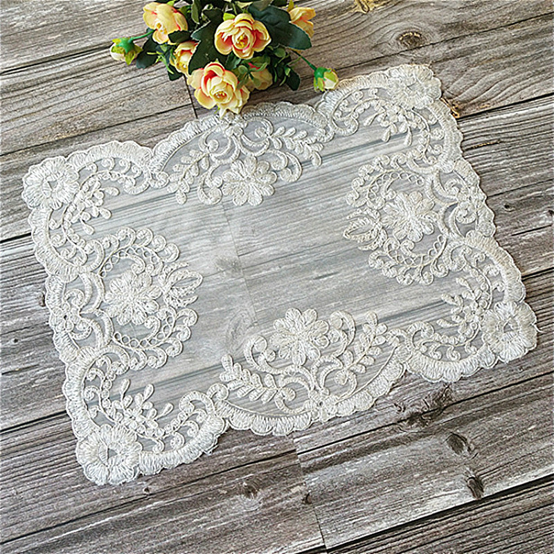 European Classical White Lace  - Desk Setup Wallpaper review and price