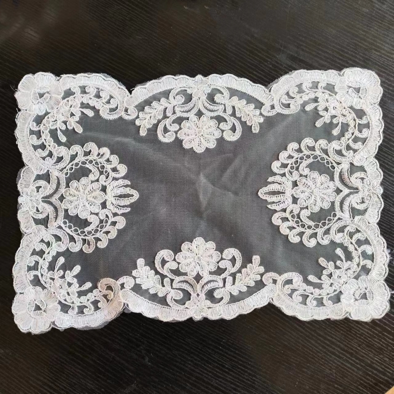European Classical White Lace  - Desk Setup Wallpaper review and price