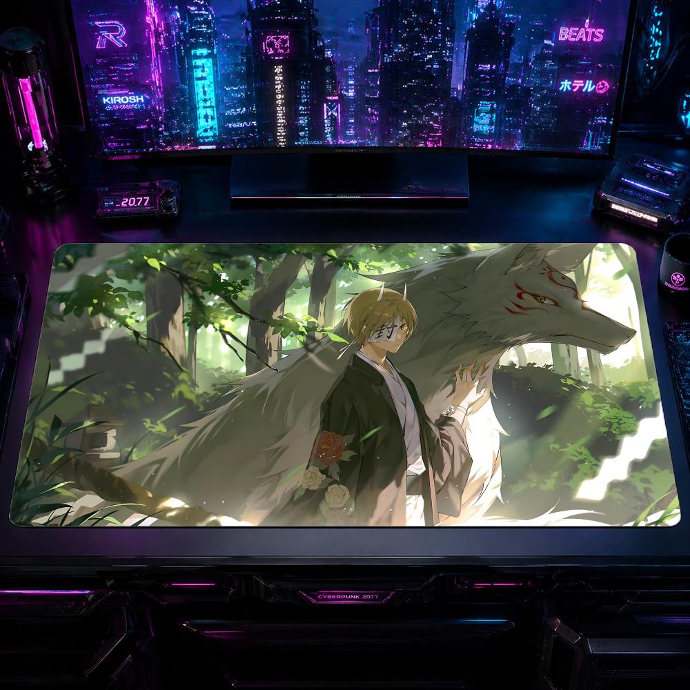 Gaming Mouse Pad NNatsume's Bo - Desk Setup Books review and price