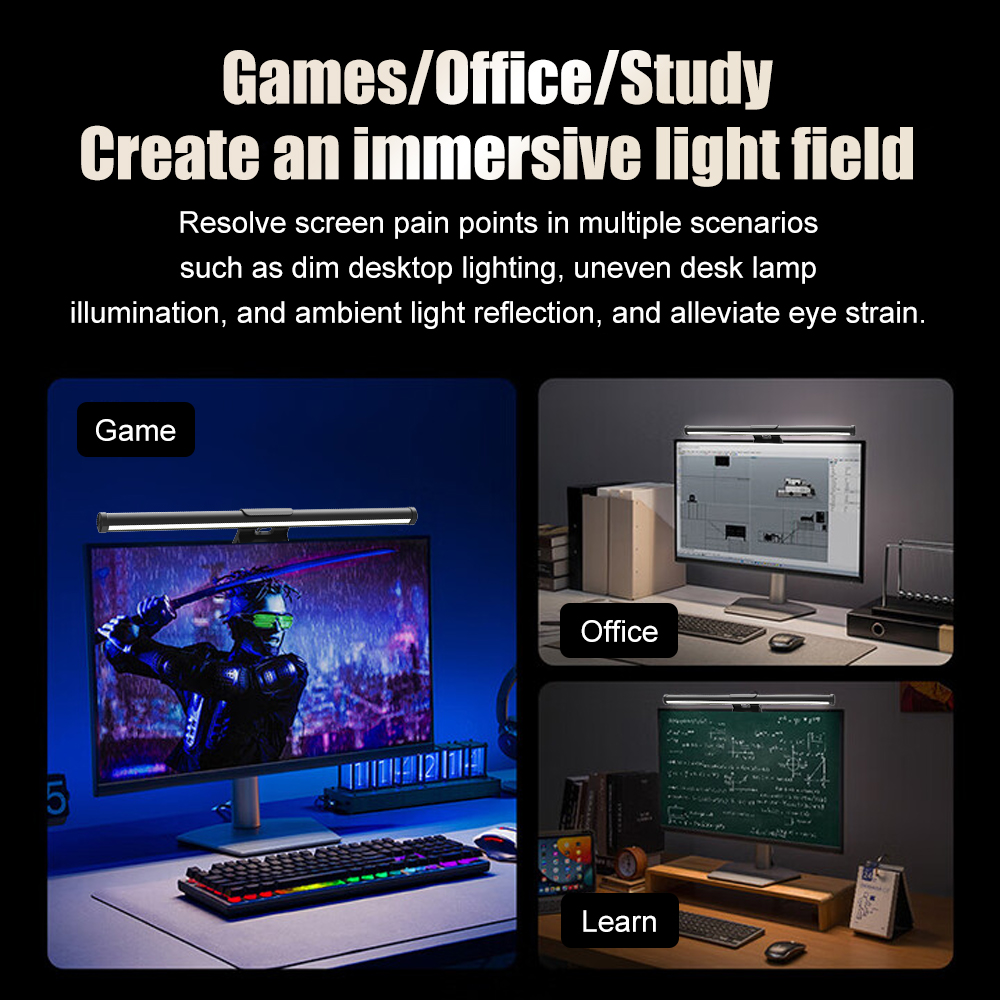 RGB Lightbar Monitor Light Bar - Desk Room Setup review and price