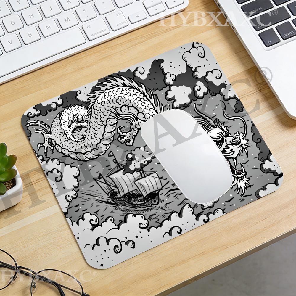 HYBXAXC Black White Dragon Clo - Desk Setup Black And White review and price