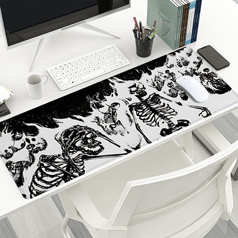 Black and White Skull Gaming M - Desk Setup Black And White review and price
