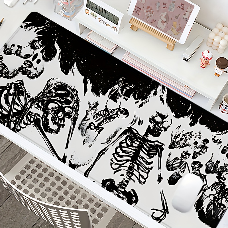 Black and White Skull Gaming M - Desk Setup Black And White review and price